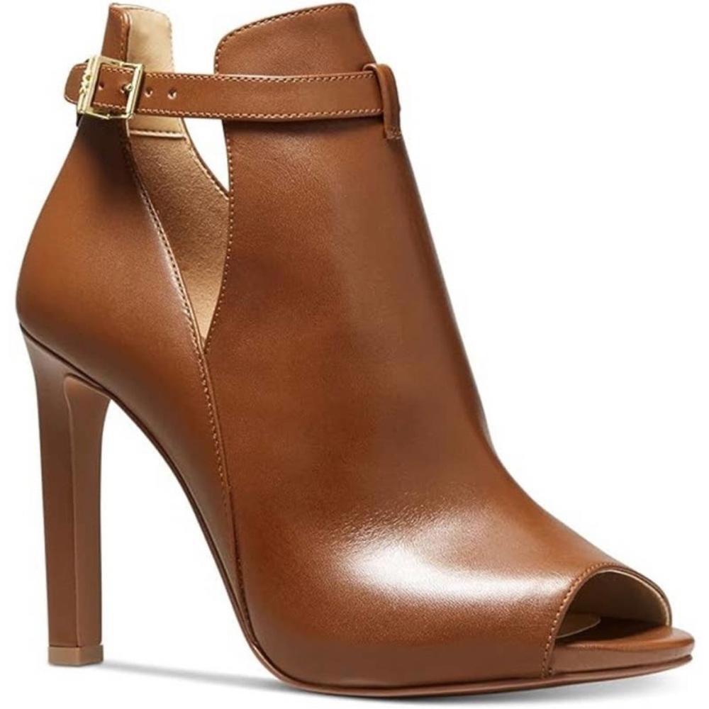 Chic Open-Toe Heeled Booties for Elegant Style